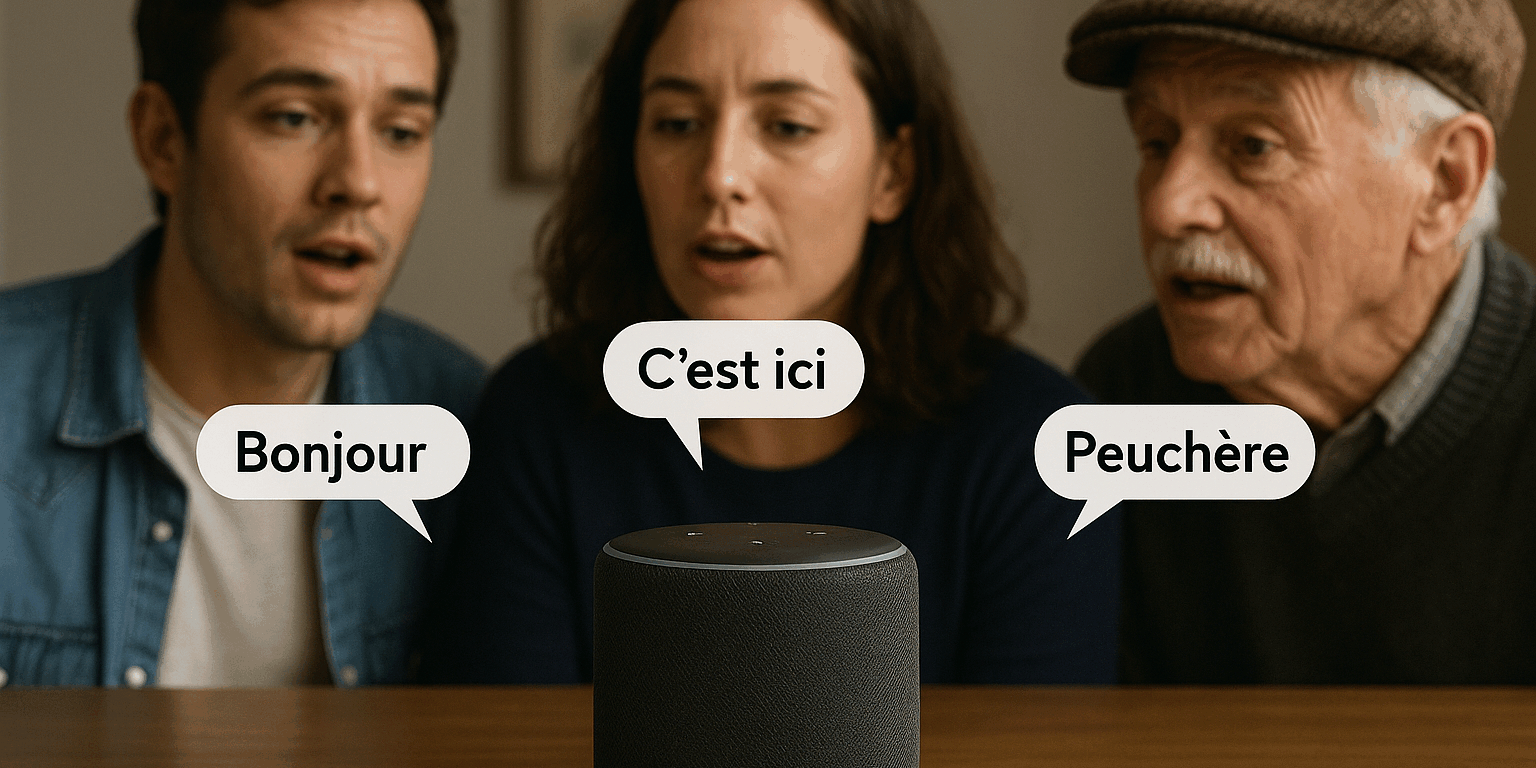 Reconnaissance des accents pour un assistant vocal