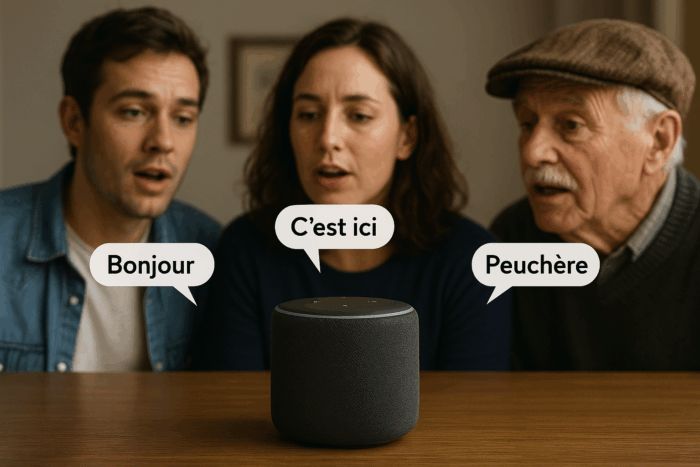 Reconnaissance des accents pour un assistant vocal